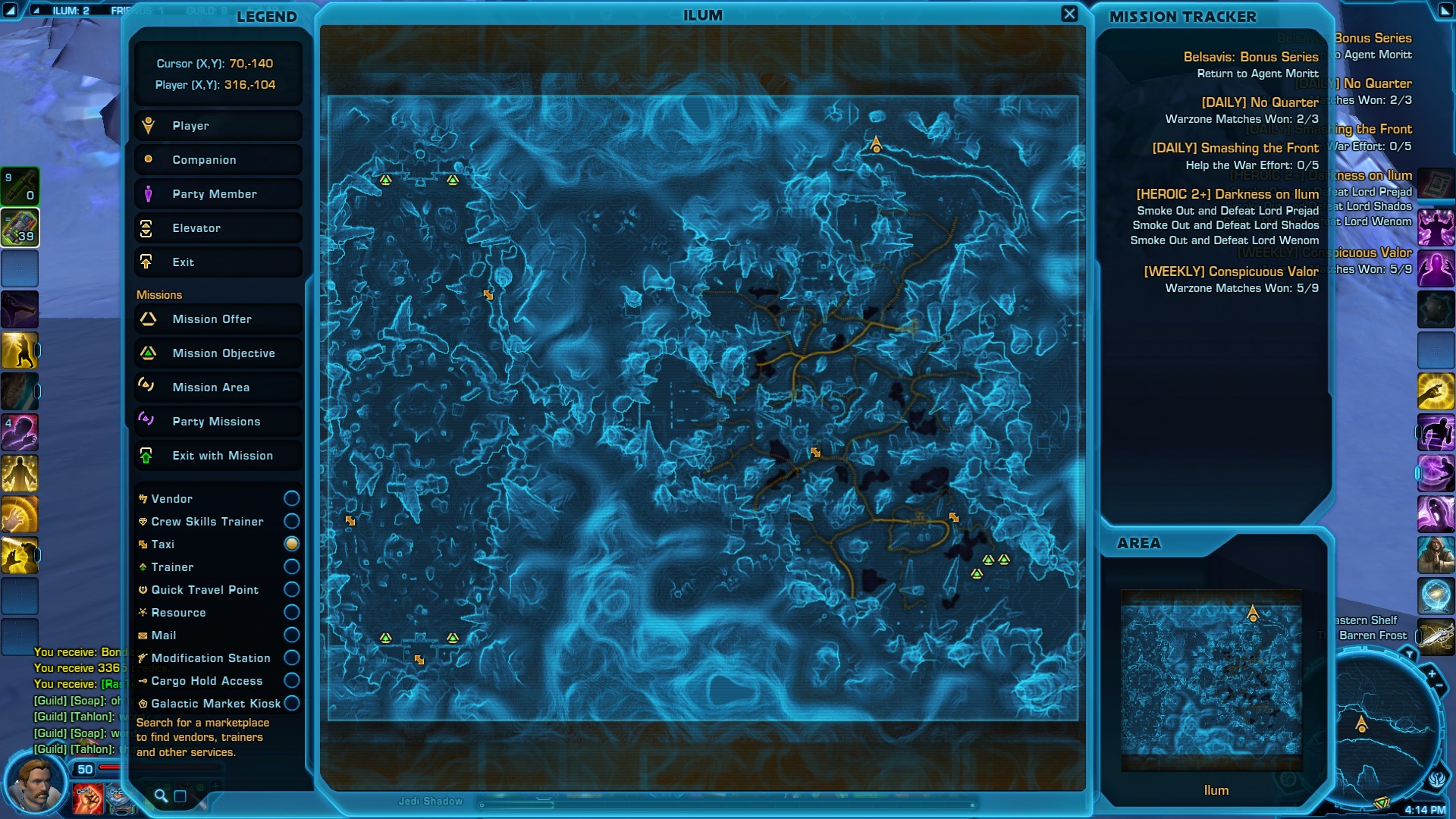 Location of the cave that leads to the Willpower Datacron